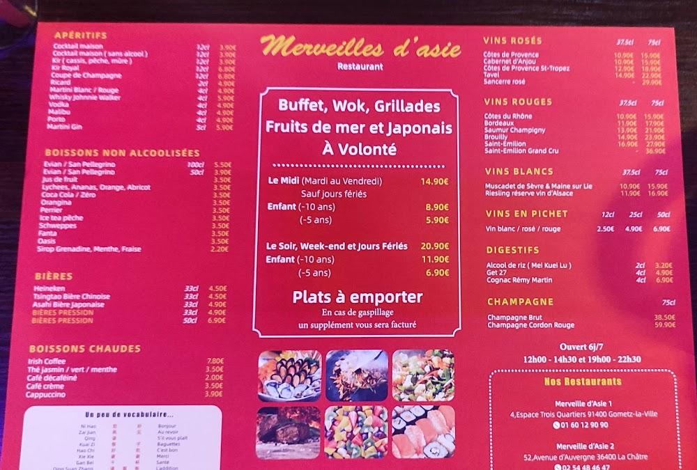 MERVEILLES D ASIE - Menu Image 3